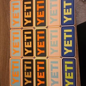 Yeti Sticker Set - Multicolor